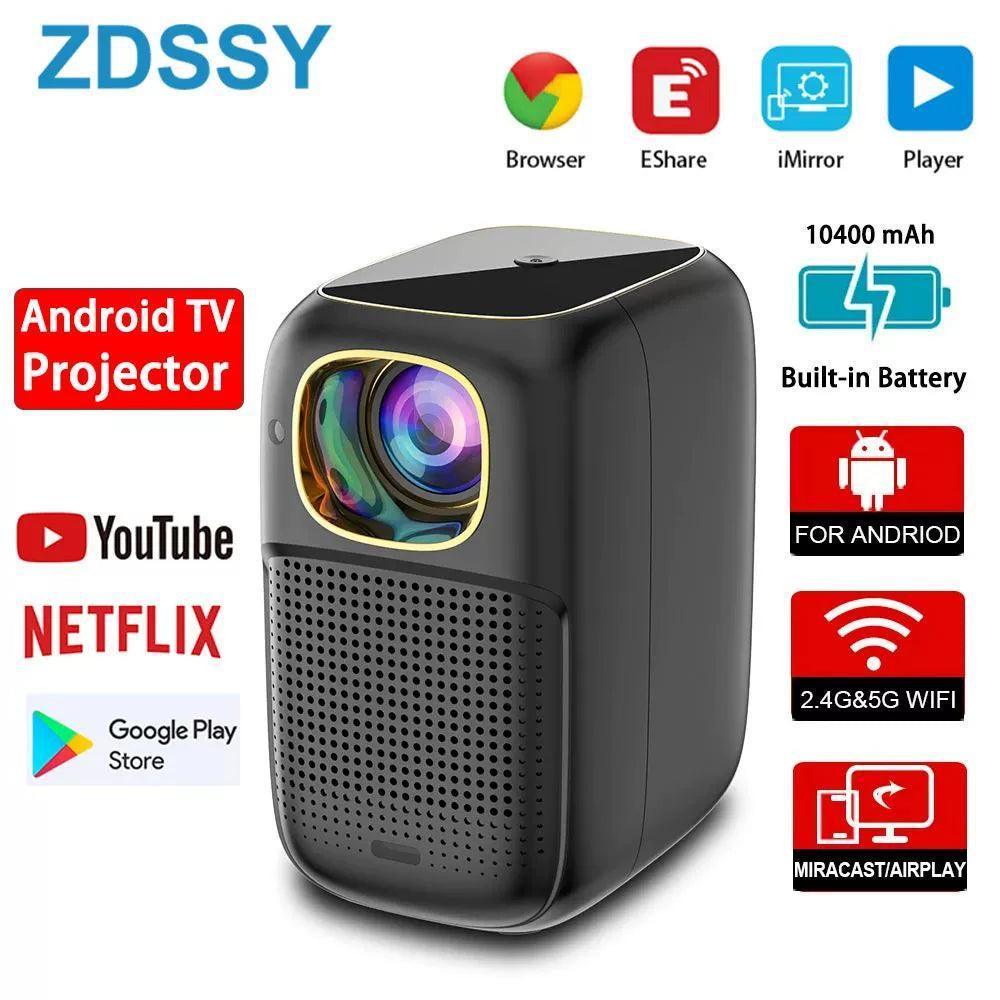 X6 Mini Projector 4K Cinema Smart Android TV WiFi 1080P Home - ClubOn