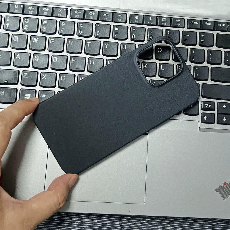 Pure Black Fine Matte Mobile Phone Case – Compatible with Apple 16/Pro/Plus/Pro Max - ClubOn