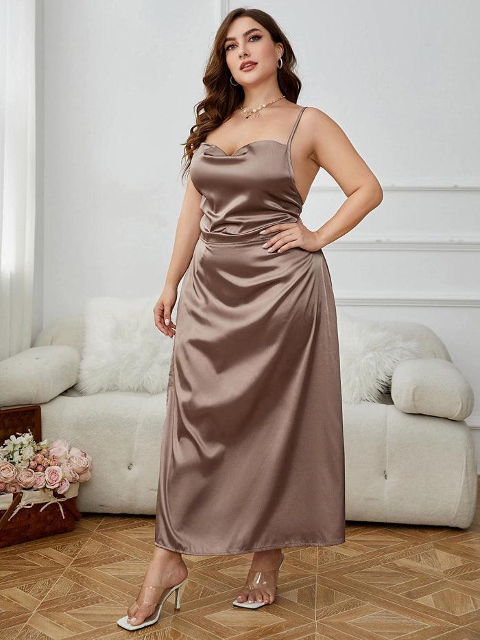 Plus Size Long Night Dress - Pajamas for Curvy Women - ClubOn
