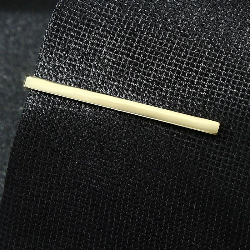 Simple Thin Tie Clip Men's Groom Wedding Professional Accessory - ClubOn