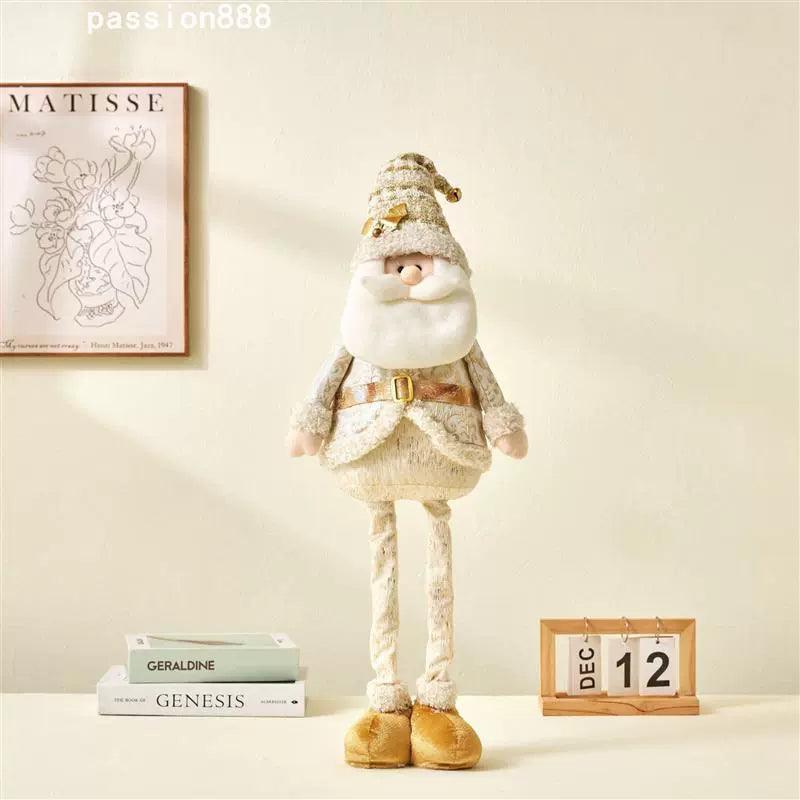 Christmas Old Man Snowman Elk Pendant with Stretch Legs - ClubOn