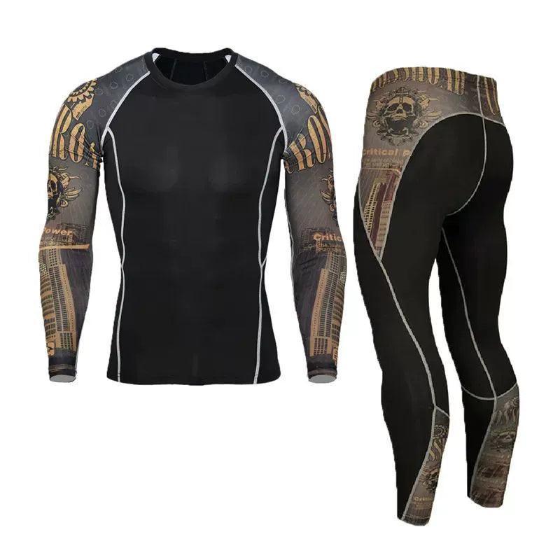 Men's Thermal Underwear Set - Compression Sport Suit for Sweating - ClubOn