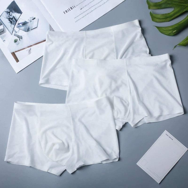 Men's Ice Silk Seamless Boxer Briefs - Comfortable & Breathable - ClubOn