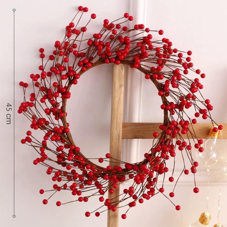 Christmas Wreath with Pine Needle Vine – American Tradition - ClubOn