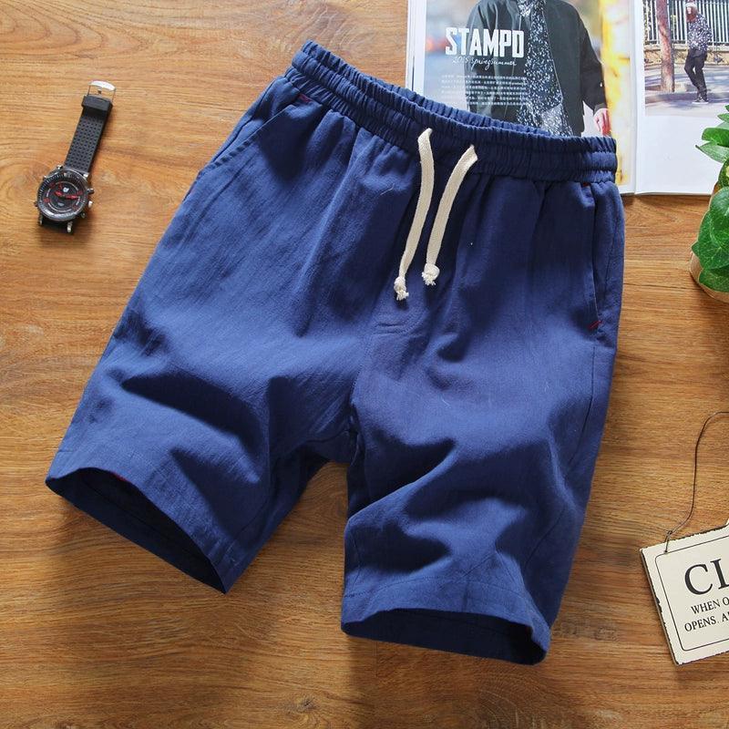 Men’s Washed Cotton Shorts – Summer Casual Short Pants for Men - ClubOn