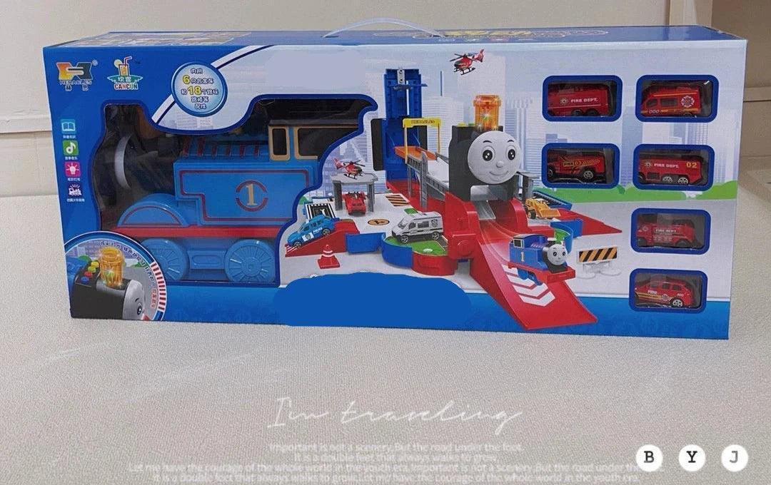 Hess Mobile Headquarters Electric Train – Inertia Track Toy for Boys - ClubOn