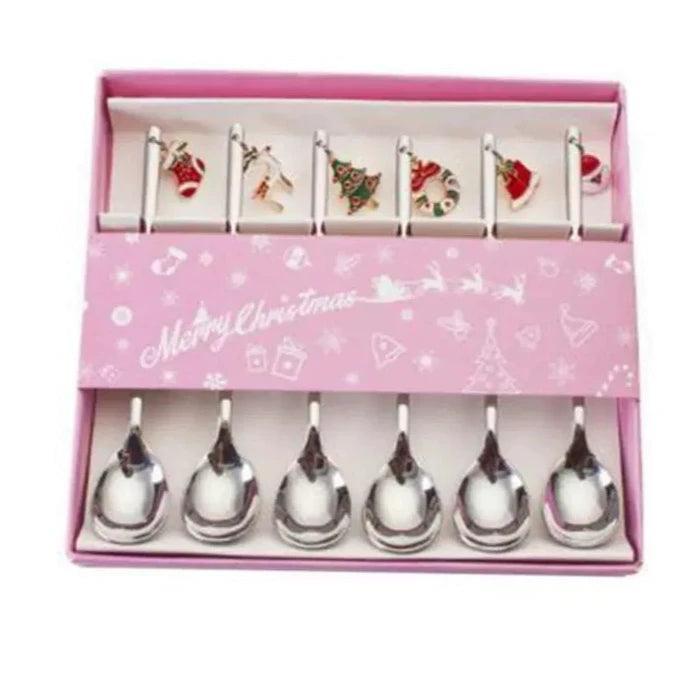 Stainless Christmas Spoon – Elegant Holiday Home Decoration - ClubOn