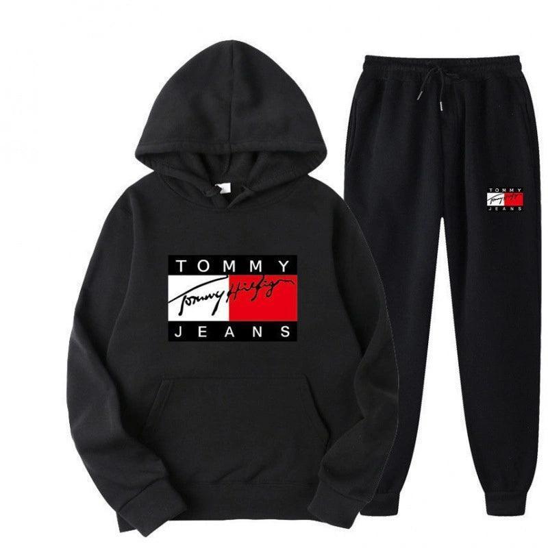 Spring Hoodie Set – Men’s Loose Fit & Cashmere Solid Color for Women - ClubOn