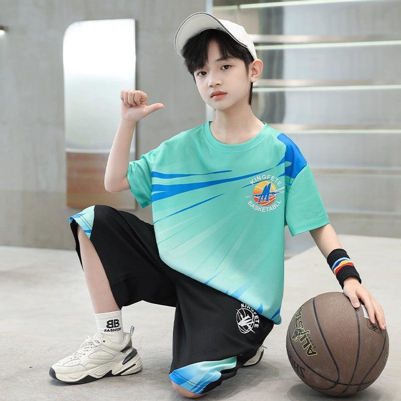 Boys Quick-Drying Training Suit – Summer Basketball Uniform - ClubOn