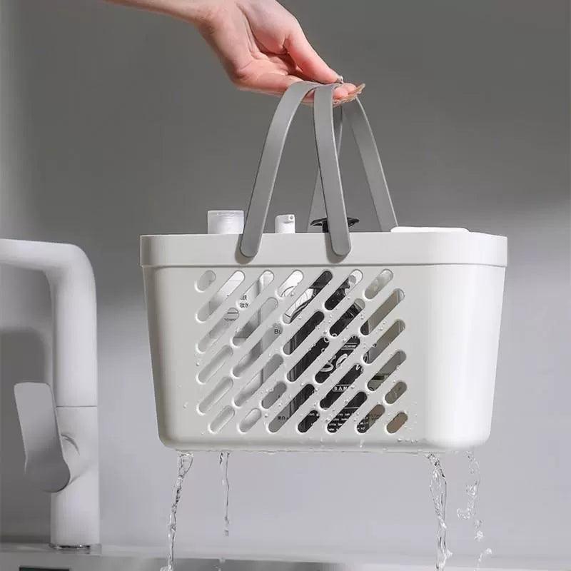 Portable Shower Caddy Basket – Plastic Storage Organizer Tote - ClubOn