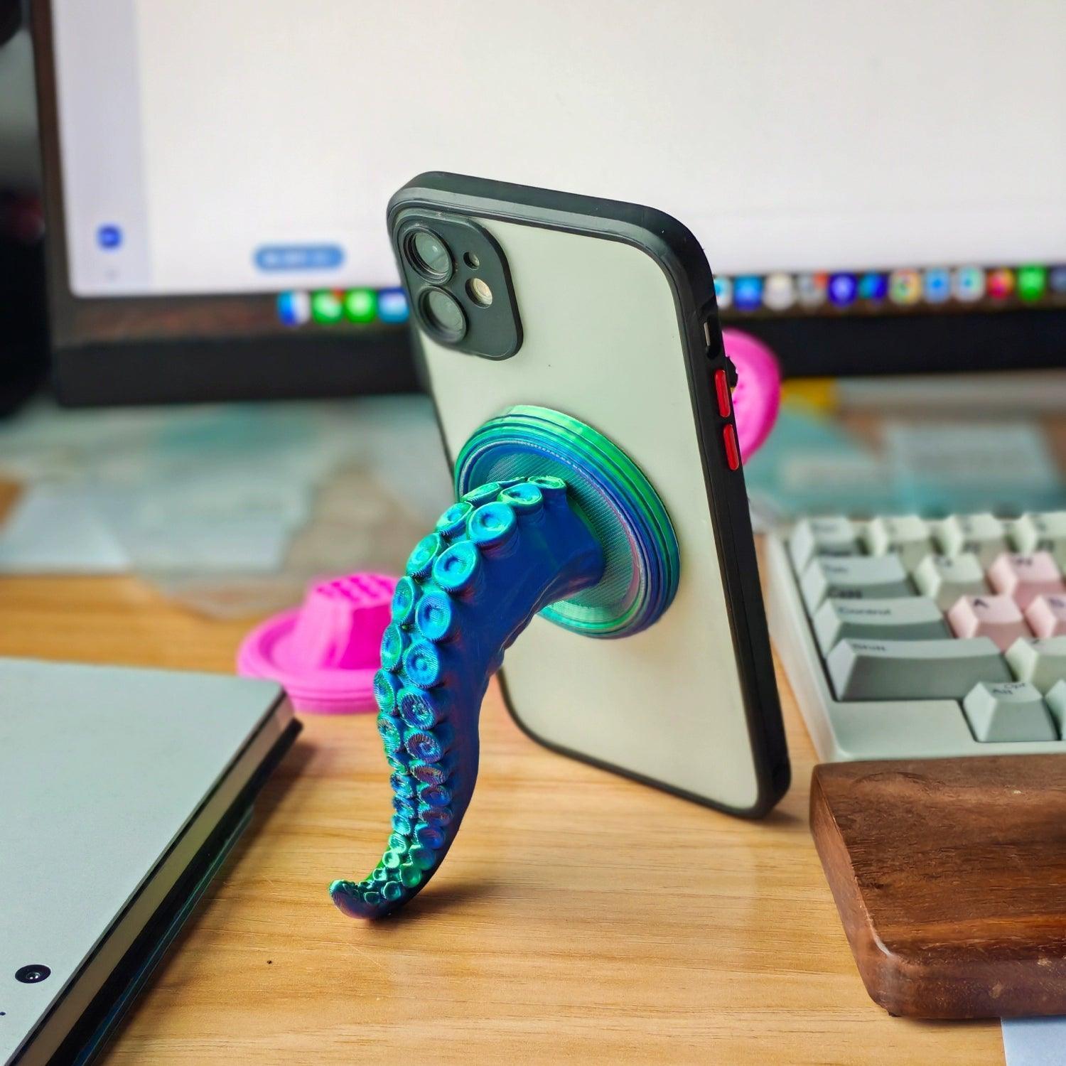Creative Octopus Tentacle Mobile Phone Bracket – Magnetic Suction Design - ClubOn