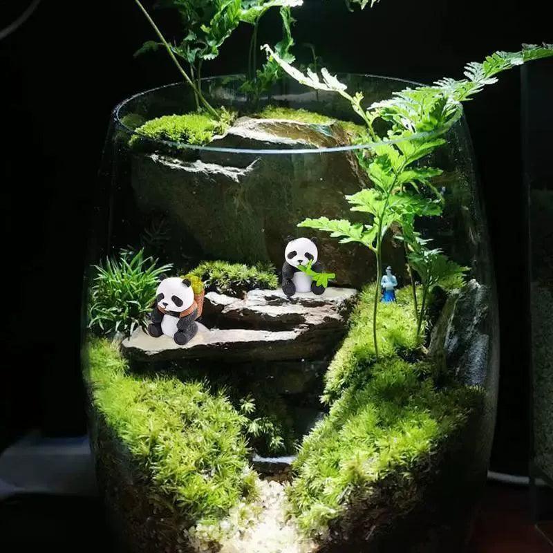Mini Panda Figurines – Cute Miniature Panda for Micro Landscapes - ClubOn