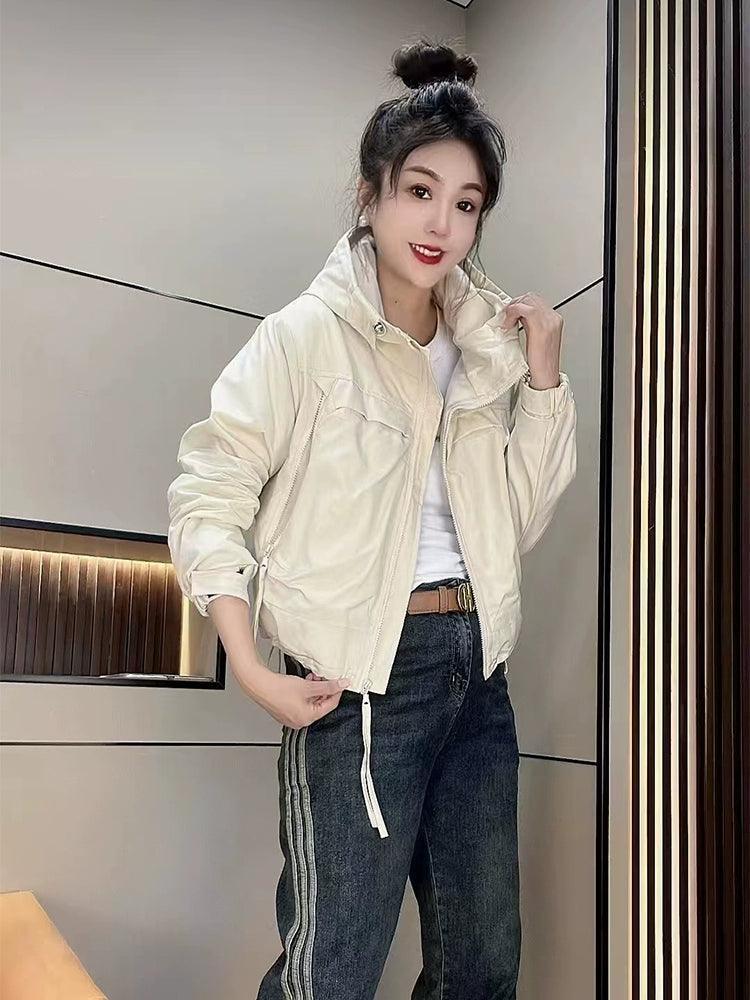 2024 Women's Casual Short Cotton Jacket - Autumn Style - ClubOn