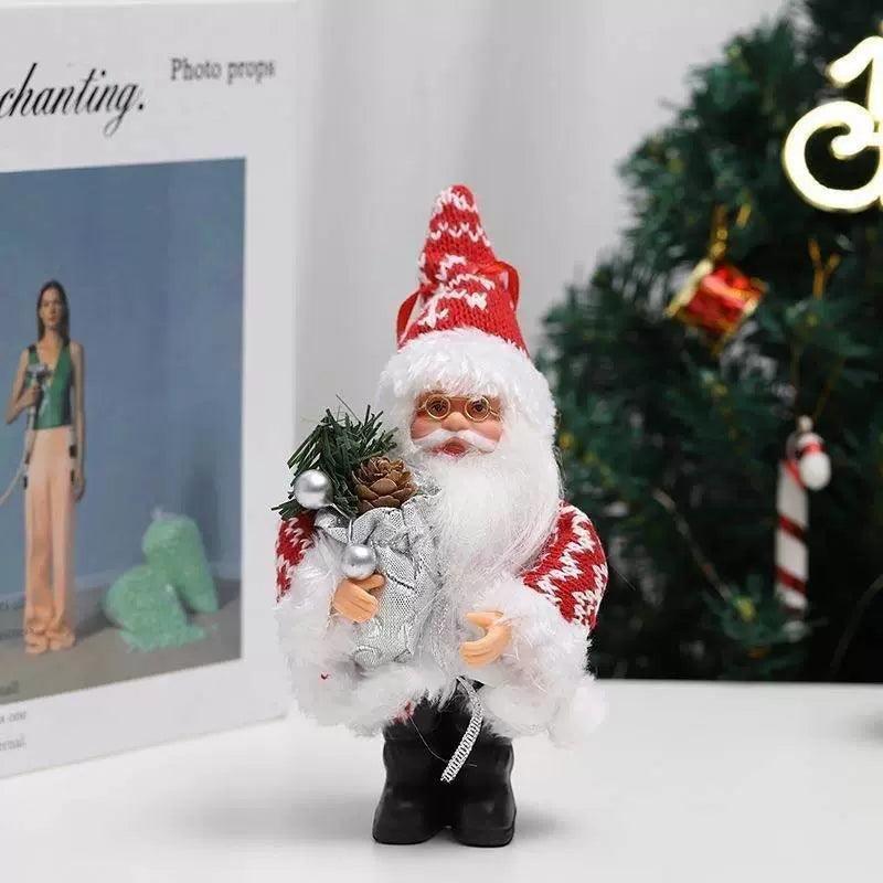 Stuffed Standing Santa Claus Ornament - Christmas Decoration - ClubOn