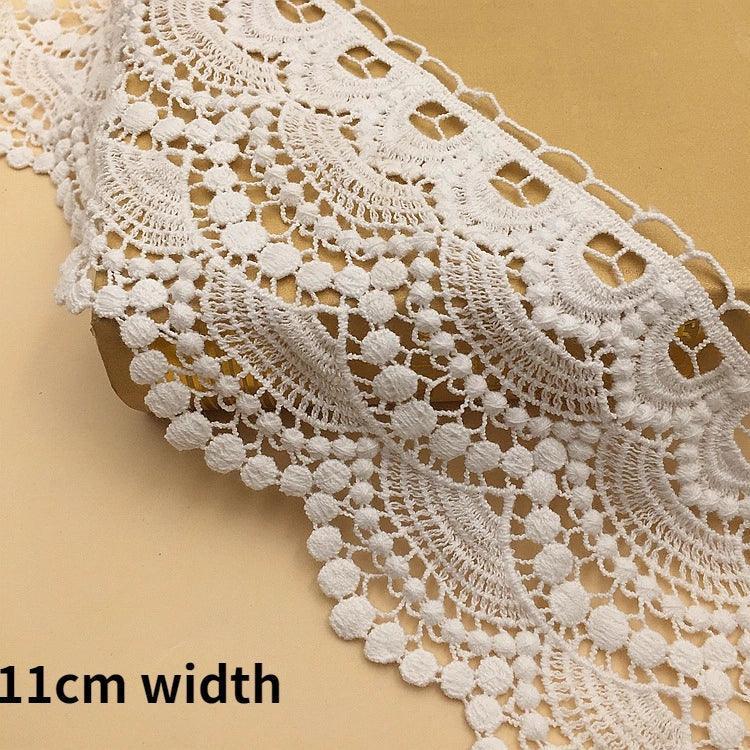 1 Yard 11cm Cotton Lace – Decorative Trim for Needlework & Garments - ClubOn