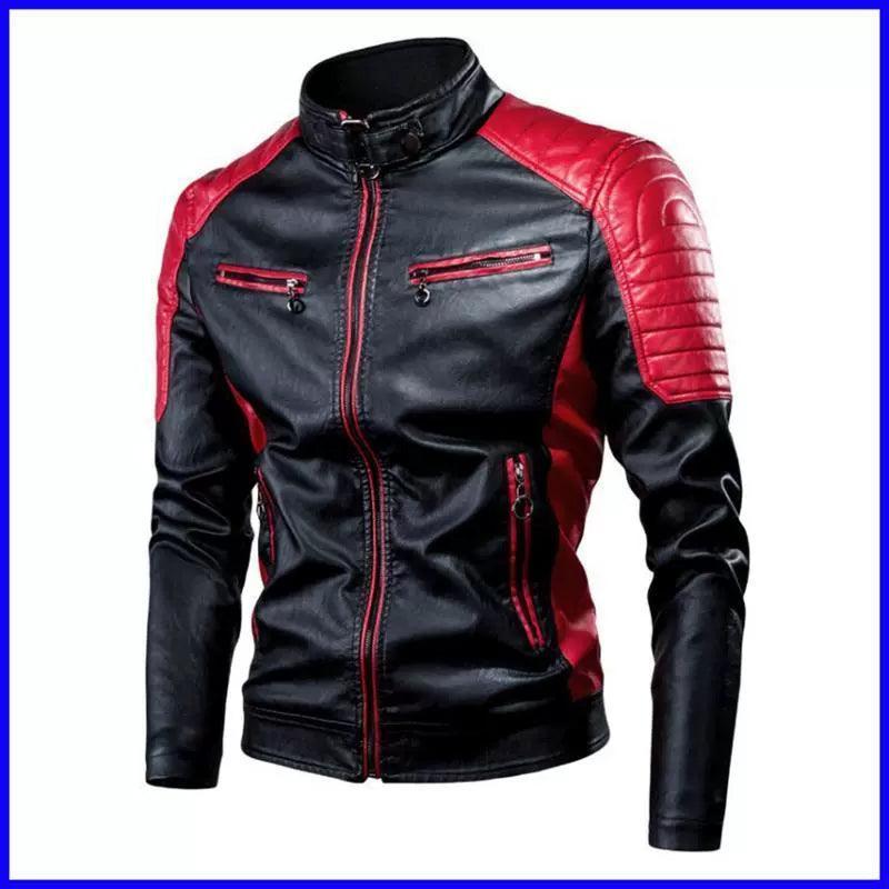 Men's Leather Winter Coat Jacket Casual Plus Size - ClubOn