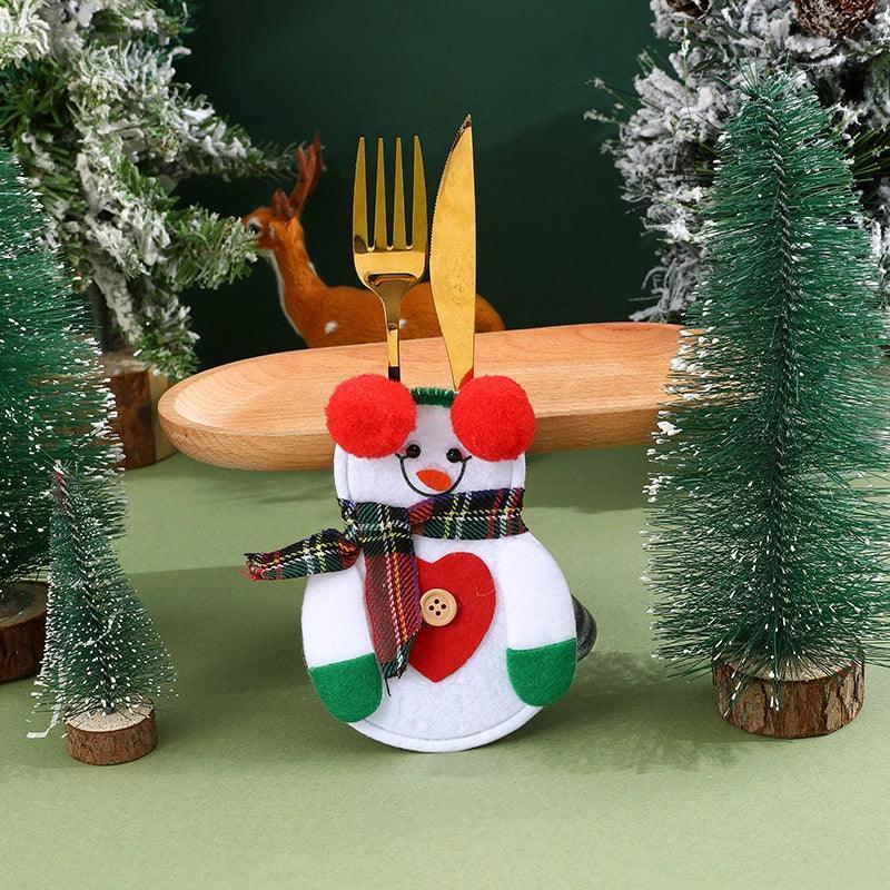 Santa Cutlery Set – Christmas Table Decoration - ClubOn