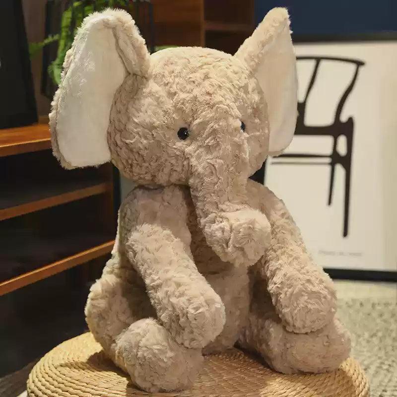 Elephant Soft Toy - Cute Plush Stuffed Toy Big Pillow for Kids - ClubOn