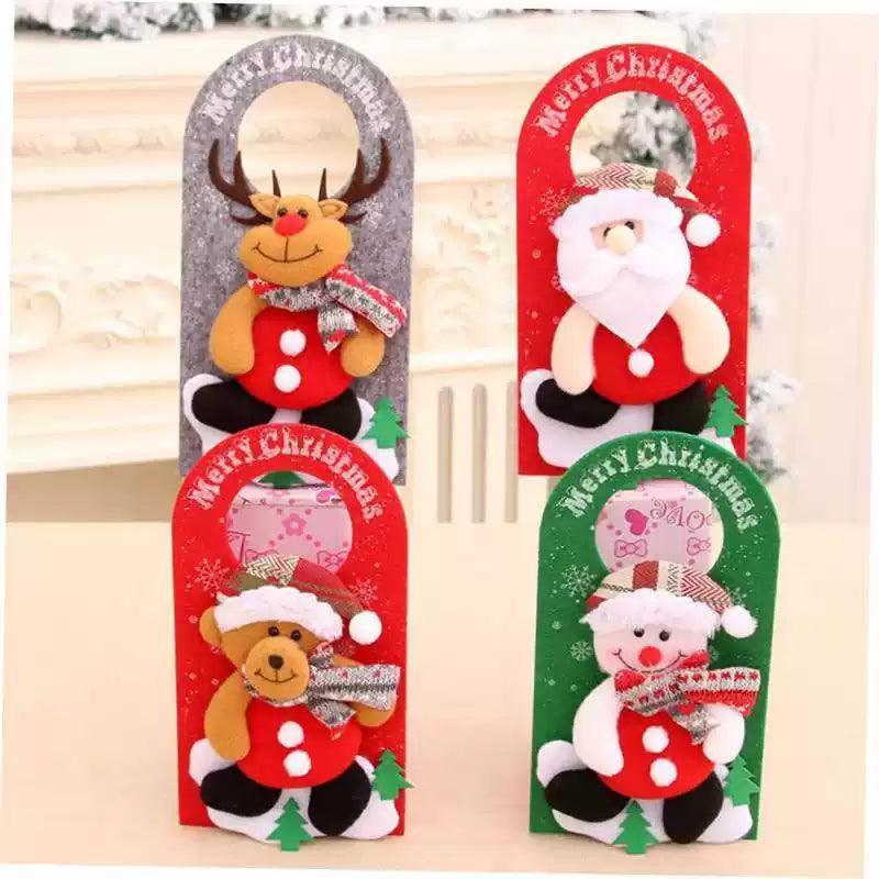 Cartoon Christmas Tree Door Hanging – Holiday Decoration - ClubOn
