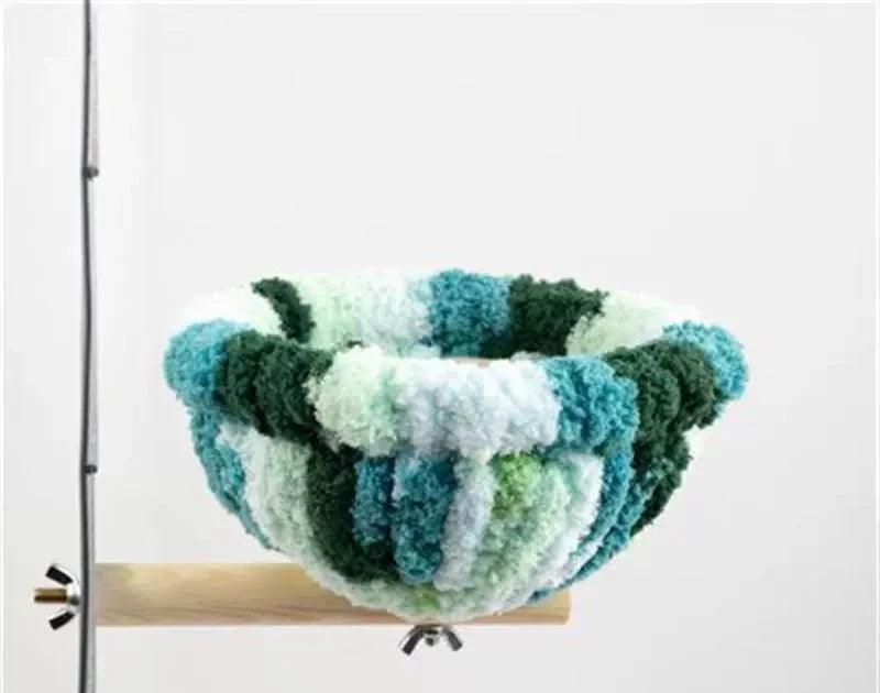 Fatbird Parrot Foot Warmer Platform – Swing, Hammock & Sleeping Nest - ClubOn