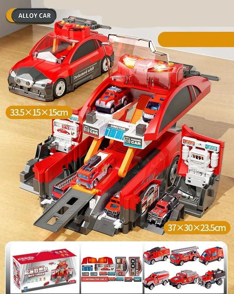 German Deformation Police Car Toy – Educational Gift for Boys (1-3 Years Old) - ClubOn