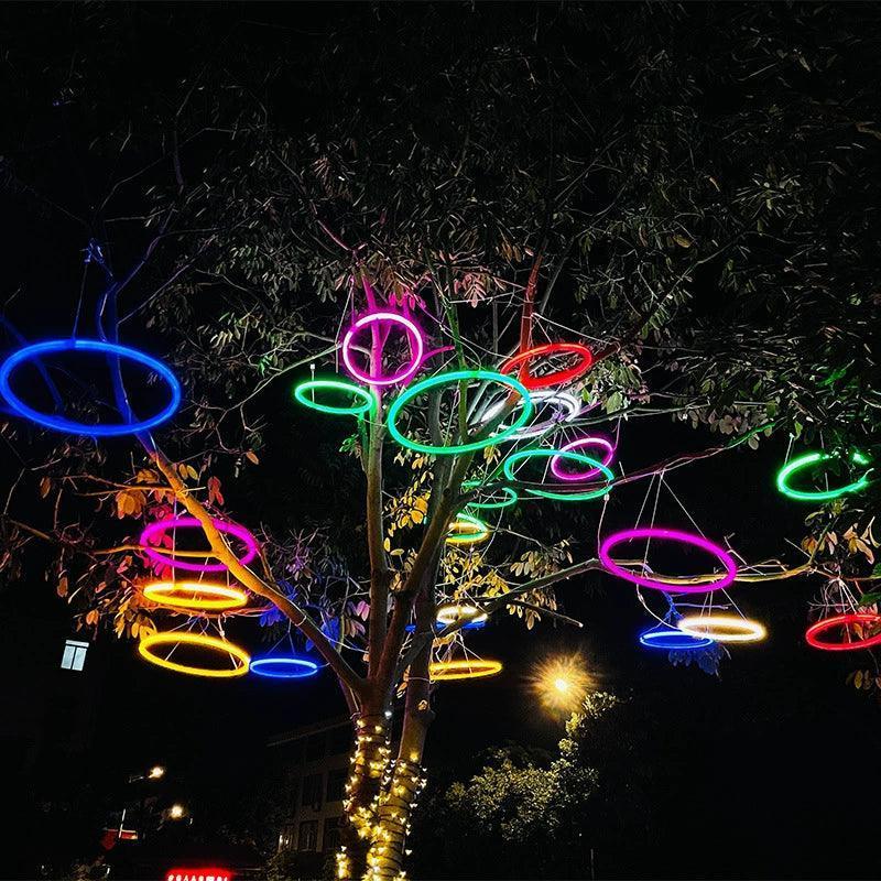Outdoor Lighting Circle Lights LED Wishing Ring Lights Street - ClubOn