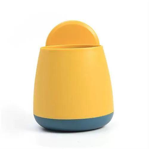 Wall-Mounted Plastic Toothbrush Rack – Bathroom Storage Holder - ClubOn