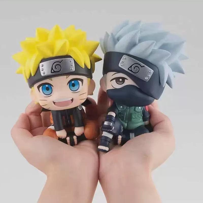 9cm Anime Naruto Figures – Uzumaki Naruto, Kakashi & Uchiha Sasuke Collectibles - ClubOn