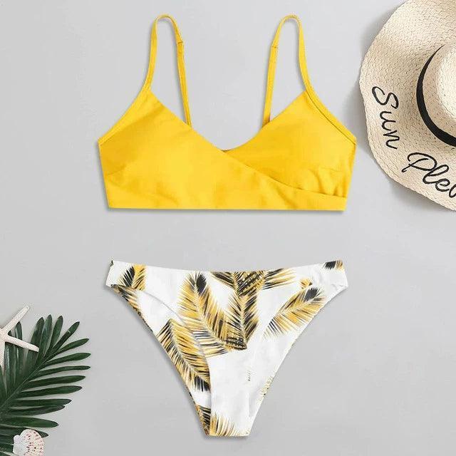 Floral Random Print Women’s Swimwear – Stylish Swimsuit - ClubOn
