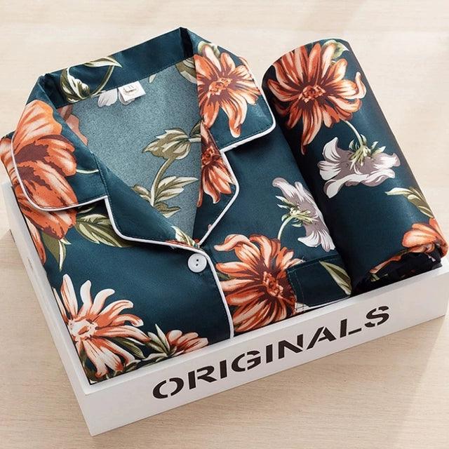 Women's Plus Size Two-Piece Pajama Set – Comfortable Sleep & Loungewear - ClubOn