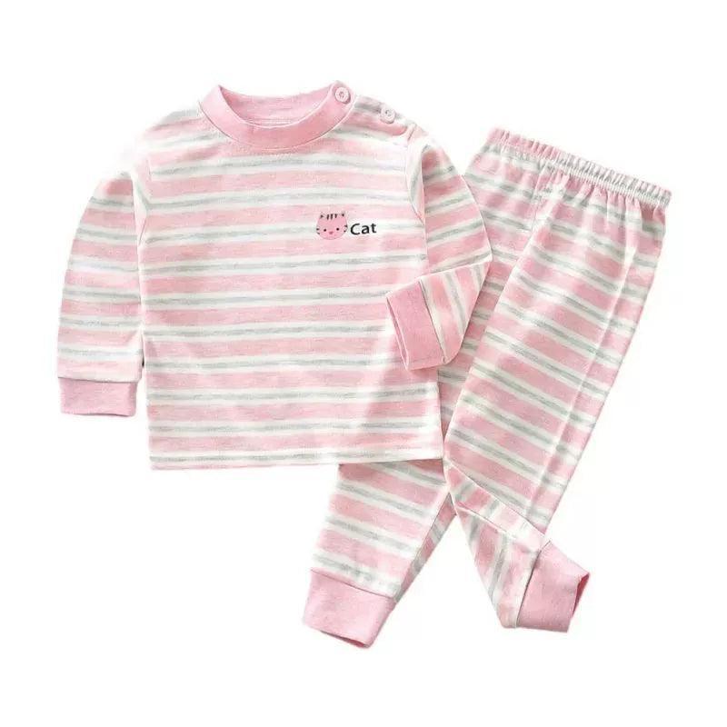 Striped Pajama Set for Kids - Boys & Girls Sleepwear - ClubOn