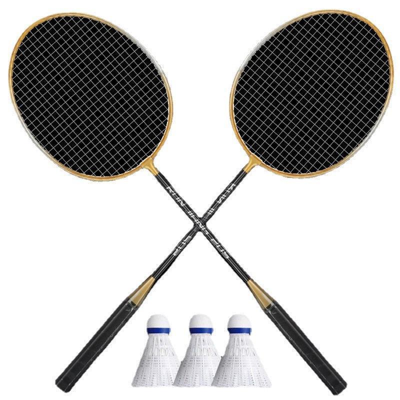 Set of 2 Badminton Rackets – Alloy Rackets for Adults & Practice - ClubOn
