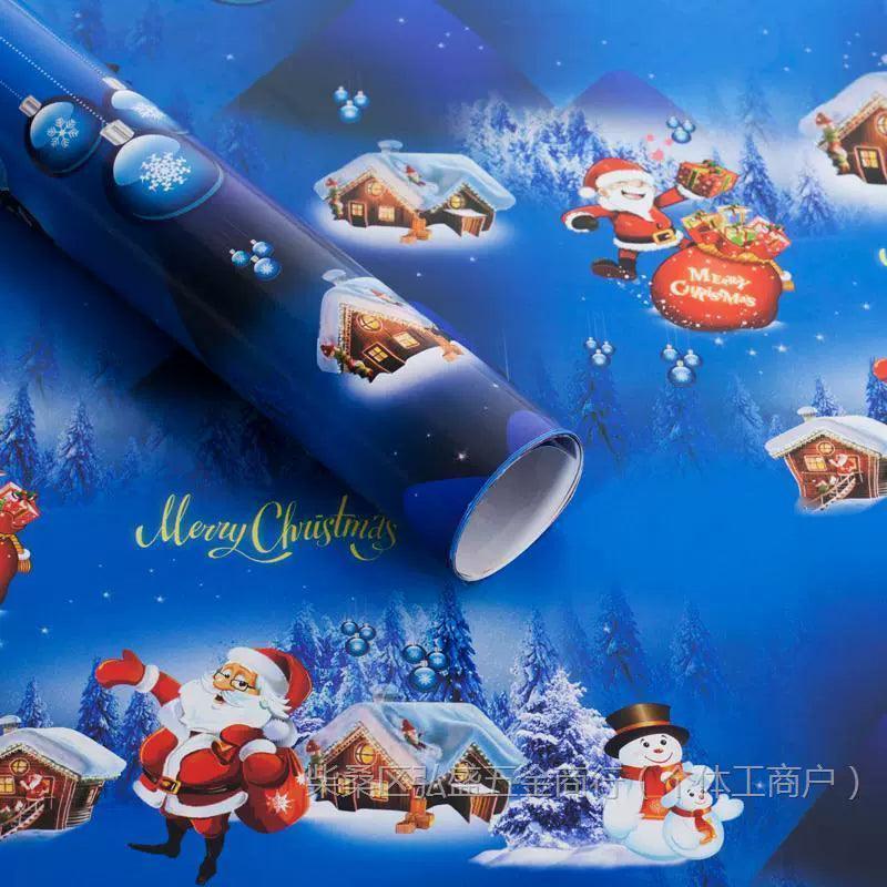 10 Pcs Christmas Wrapping Paper – Festive Gift Packing Wrap - ClubOn