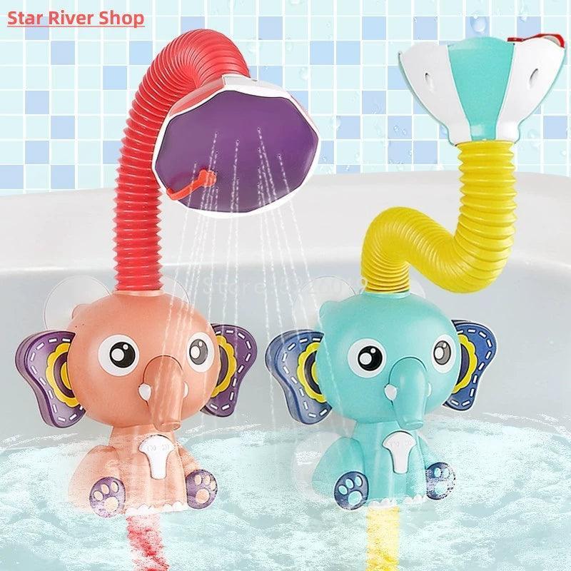Electric Elephant Bath Toy – Water Spray for Kids & Baby Bath - ClubOn
