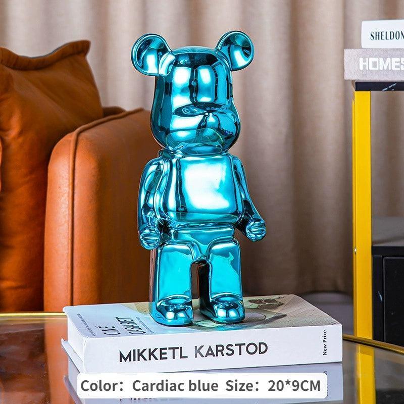 Electroplated Violent Bear Figurine – Bold Home Decoration - ClubOn
