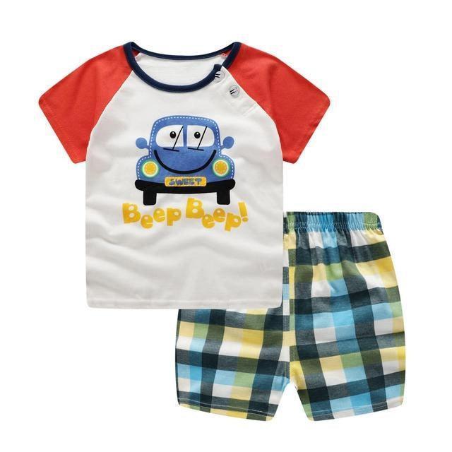 Boys Baby T-Shirt & Shorts Set – Cool Summer Styles - ClubOn