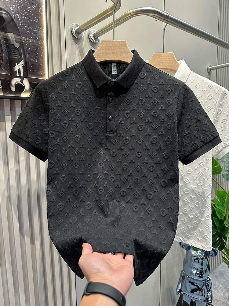 Men's Plaid Polo Shirt - Casual Light Luxury Summer Top - ClubOn