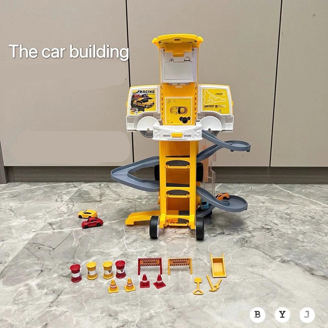 Two-in-One Track Car Building Deformation Toy – Multifunctional Model - ClubOn