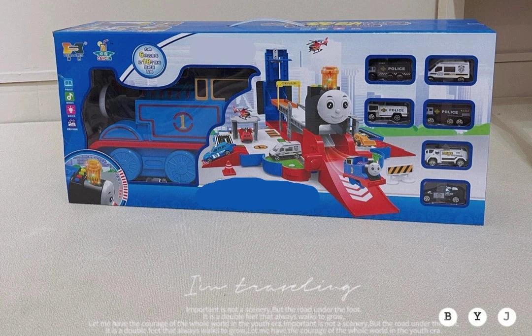 Hess Mobile Headquarters Electric Train – Inertia Track Toy for Boys - ClubOn