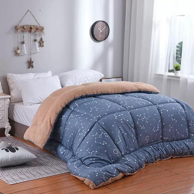 Winter Super Warm Flannel Comforter Duvet Quilt Blanket for Beds - ClubOn