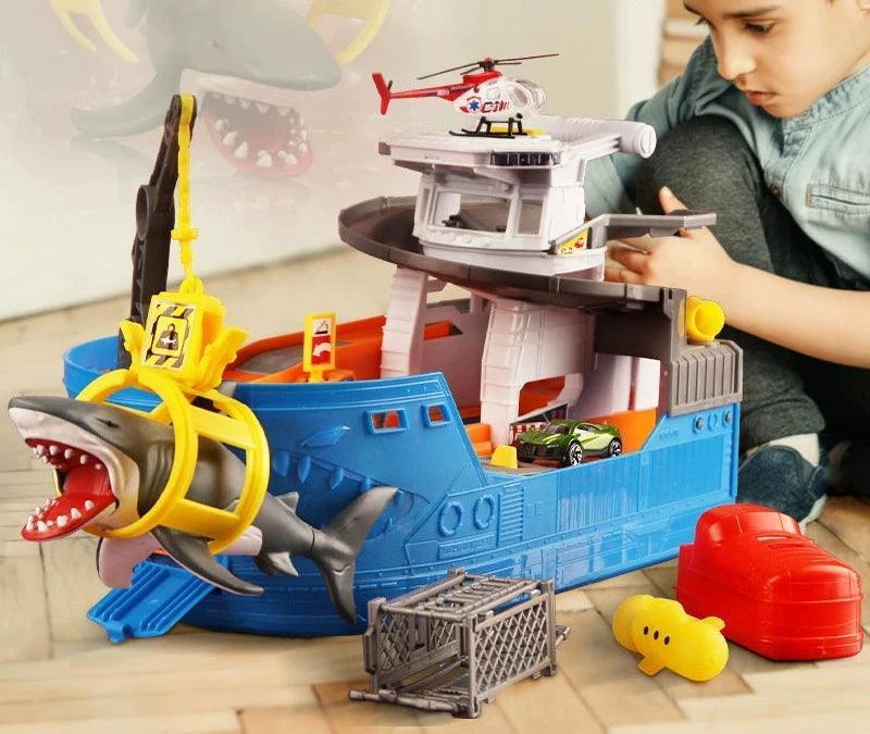 German DICKIE Large Container Alloy Car Set – Storage & Play Toy for Boys - ClubOn