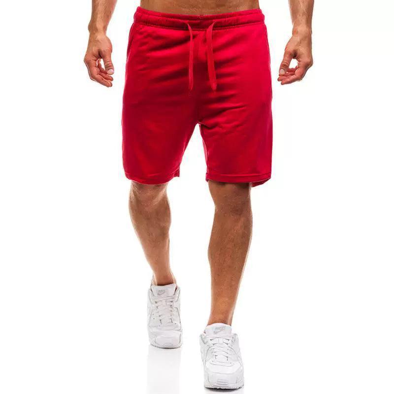 Men’s Sports Shorts – Fashionable Split Pants in Solid Color - ClubOn