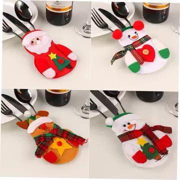 Christmas Knife & Fork Set – Festive Holiday Dinnerware - ClubOn