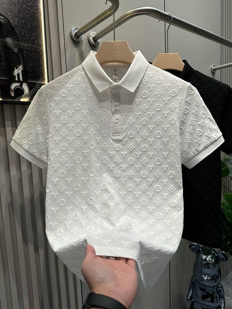 Men's Plaid Polo Shirt - Casual Light Luxury Summer Top - ClubOn