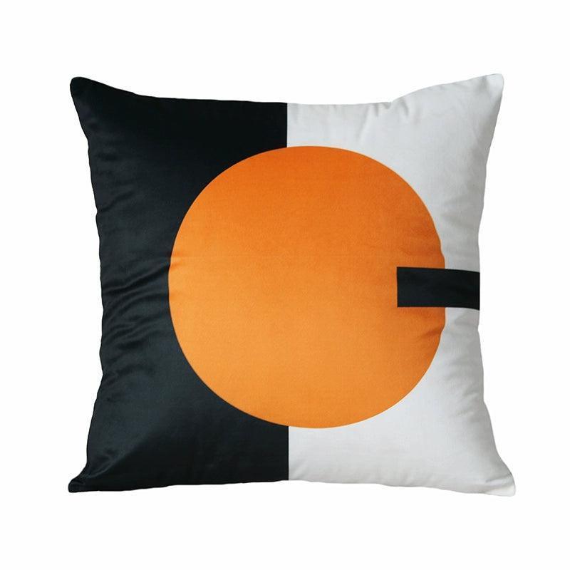 Nordic Orange Pillowcase – Luxury Sofa & Backrest Cushion Cover - ClubOn