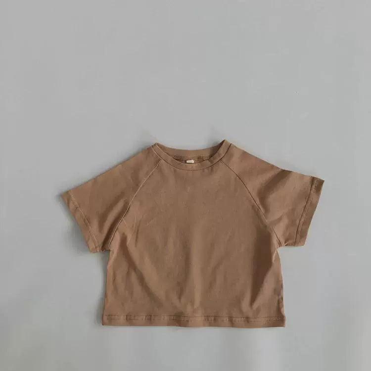 Kids Summer Tees – Solid Color T-shirts for Boys & Girls - ClubOn