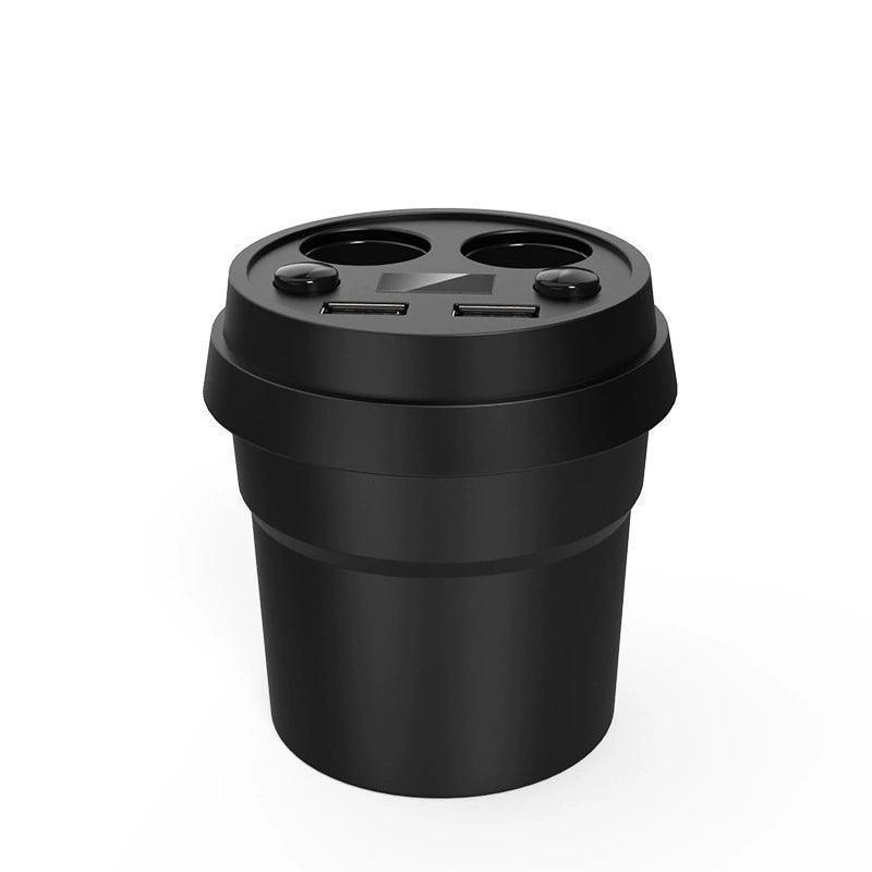 Car Mobile Phone Charger – One-to-Two Cigarette Lighter USB Charger, Dual-Port Car Charger - ClubOn