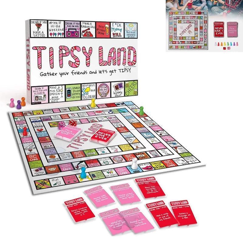 Party Funny Drinking Board Game – Tipsyland for Adults & Friends - ClubOn
