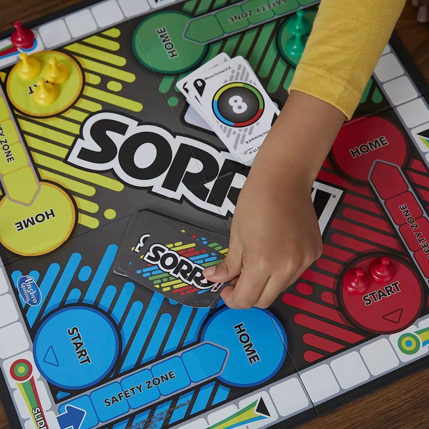 Sorry! Fast Track Board Game – For 2-4 Players - ClubOn