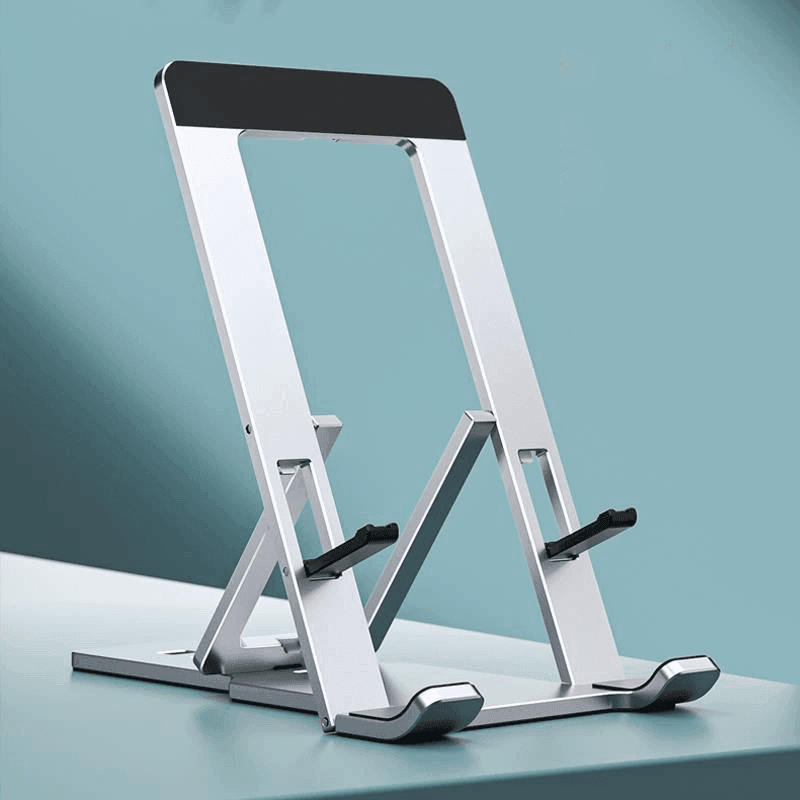 Portable Aluminum Alloy Phone Stand – Multi-Angle Adjustable Desktop Holder - ClubOn